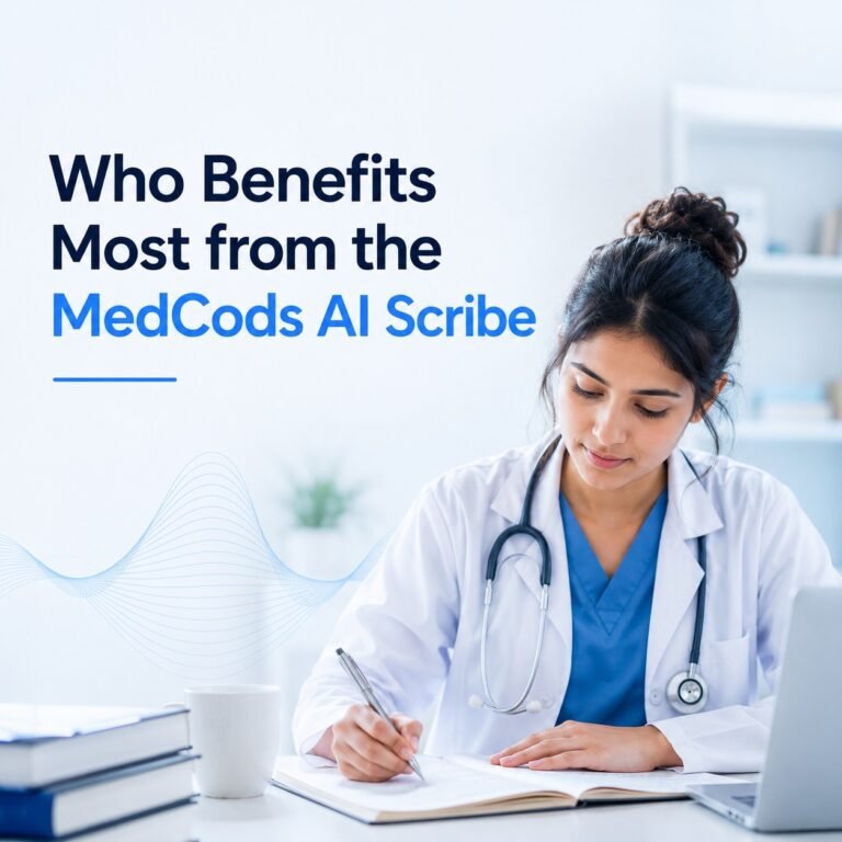 Who Benefits Most from the MedCods AI Scribe​
