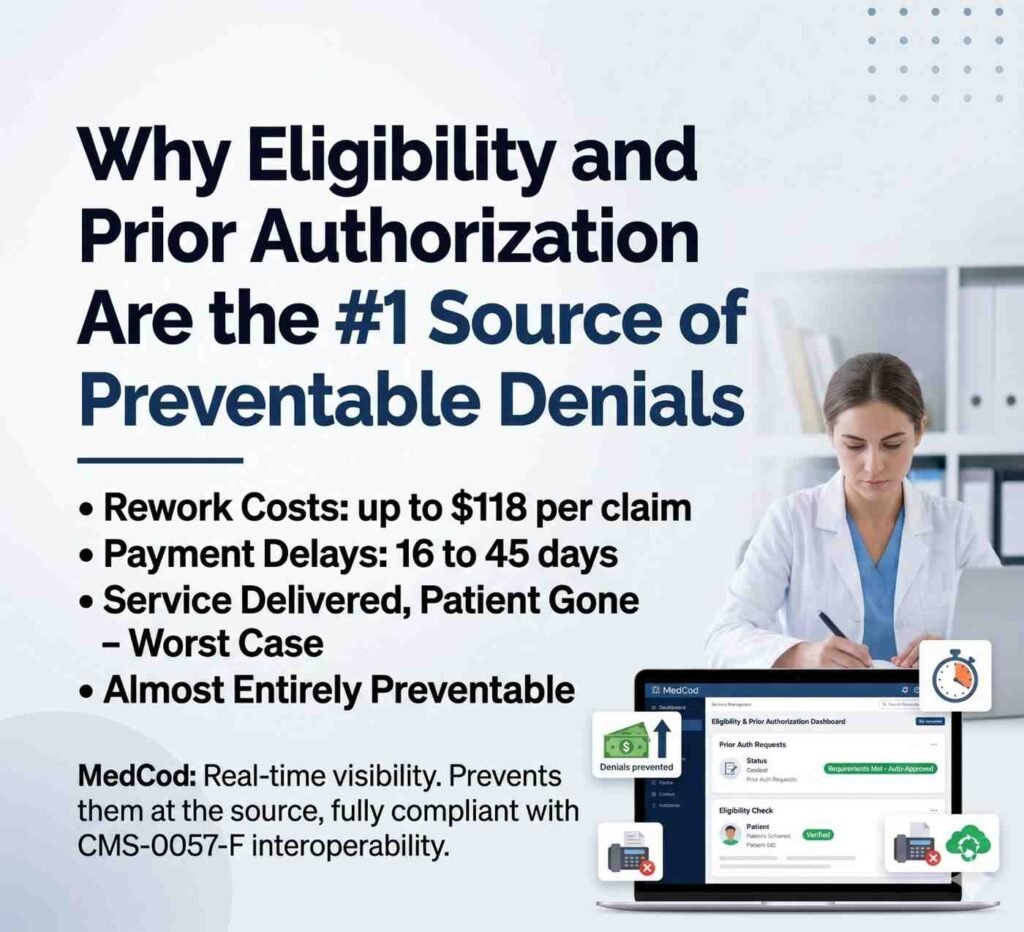 Why Eligibility and Prior Authorization Are the #1 Source of Preventable Denials